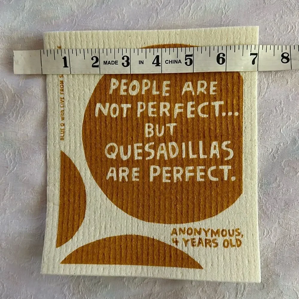 Blue Q Swedish Dish Cloth Quirky Fun Practical Child Inspired